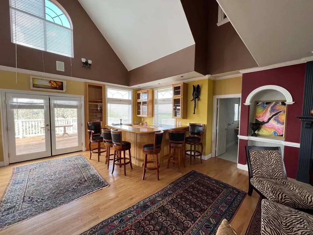 Sausalito interior repaint with bold wall colors